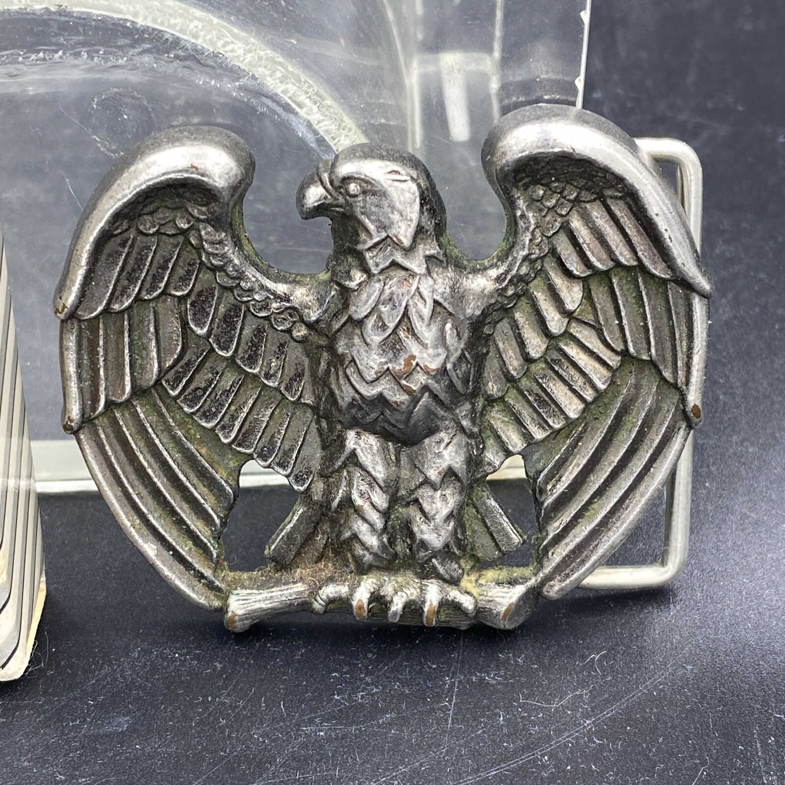 VTG American Eagle 80s Avon Belt Buckle Fits Belt 1-3/4 Perched Eagle Lot 16