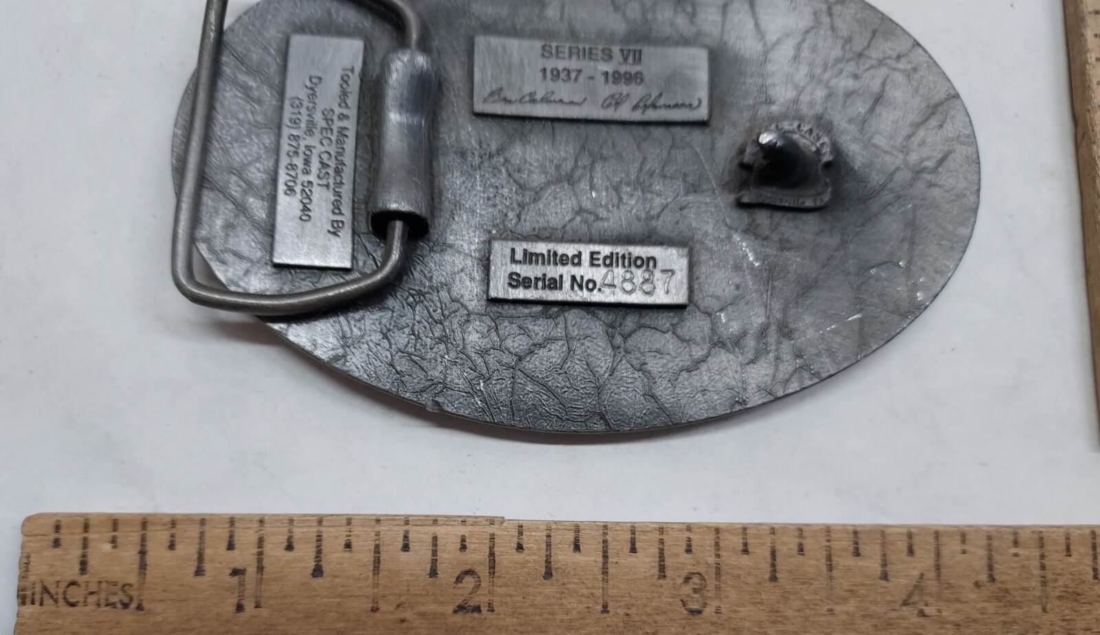 1996 – TISCO – TRACTOR IMPLEMENT SUPPLY CO – #d – belt BUCKLE – listing #6876