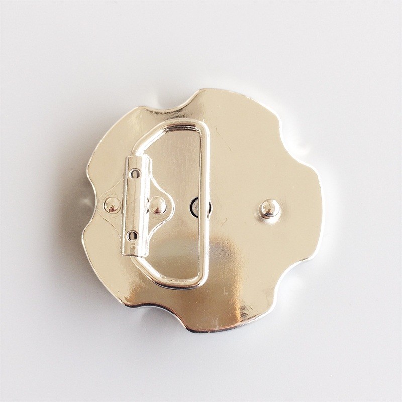 Bright Silver Gun Bullet Spinner Spinning Belt Buckle also Stock in US