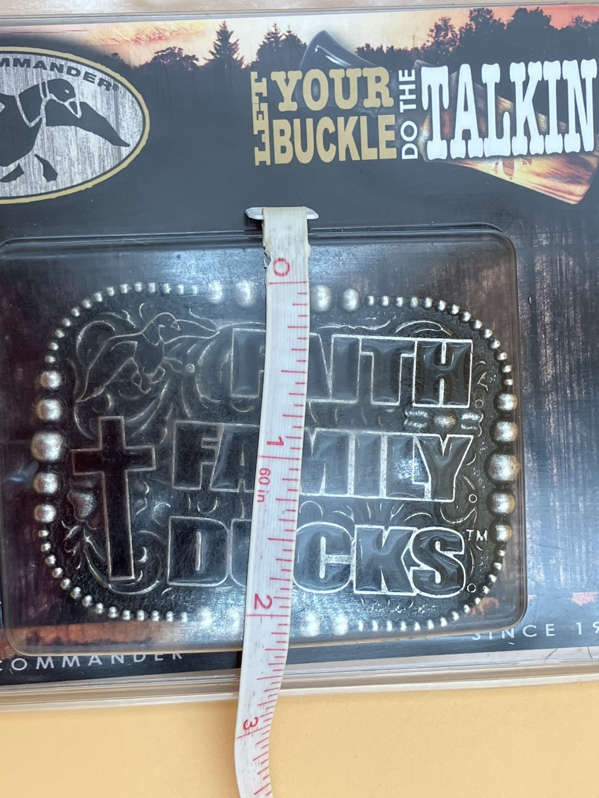 NEW Montana Silversmith Duck Commander : Faith Family Ducks Belt Buckle