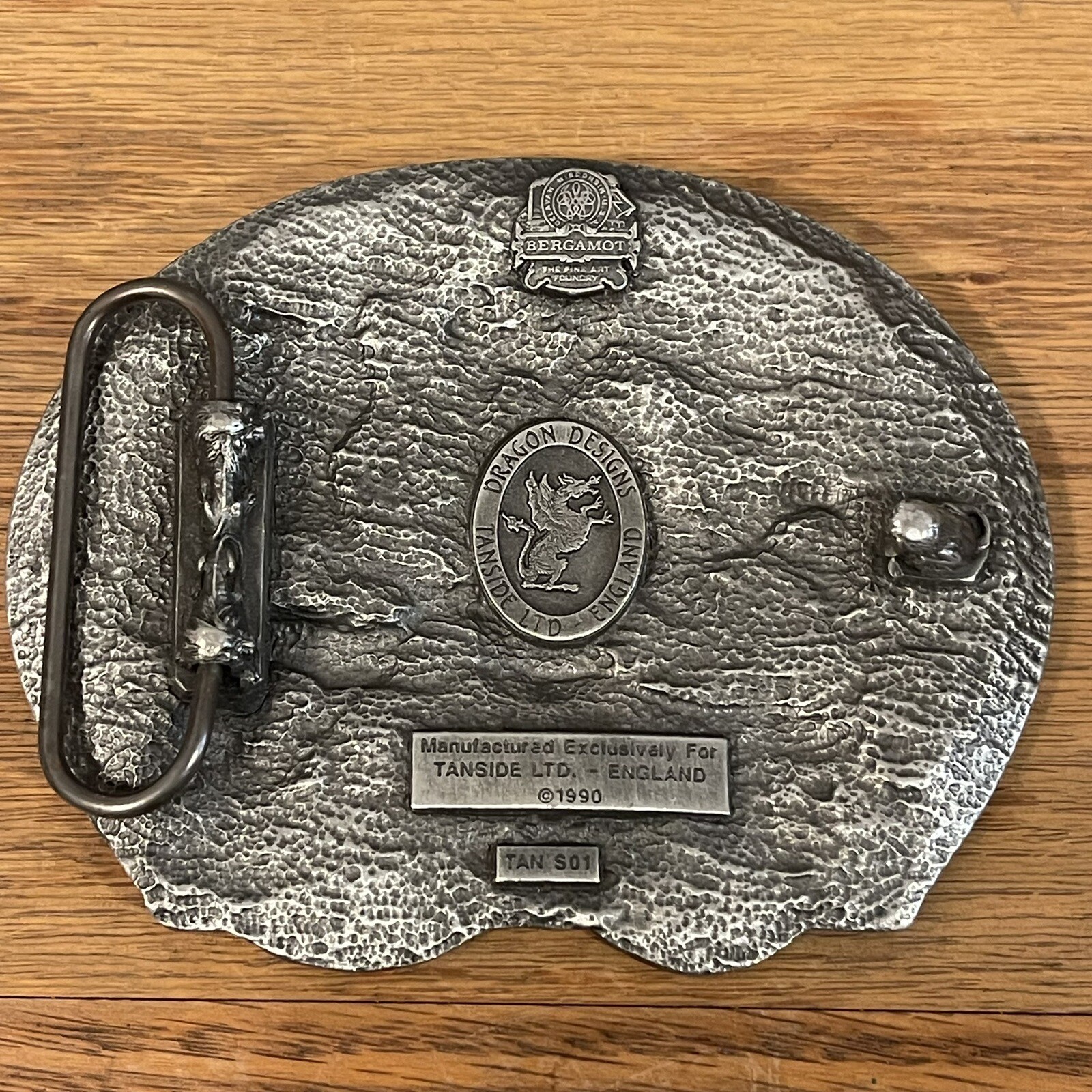 Vintage Fantastic Belt Buckle King Of The Road Truck Dragon Designs 1990