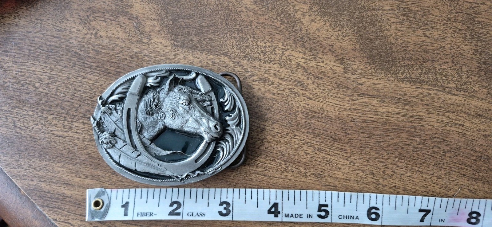 High Quality Silver Finish Horse Horseshoe Western Belt Buckle – Lucky Buckle