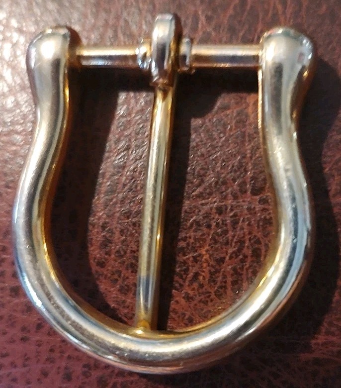 Heavy Brass Alloy Belt Buckle Tongue Pin Belt Buckle Fits 1&Prime; Belt / Strap