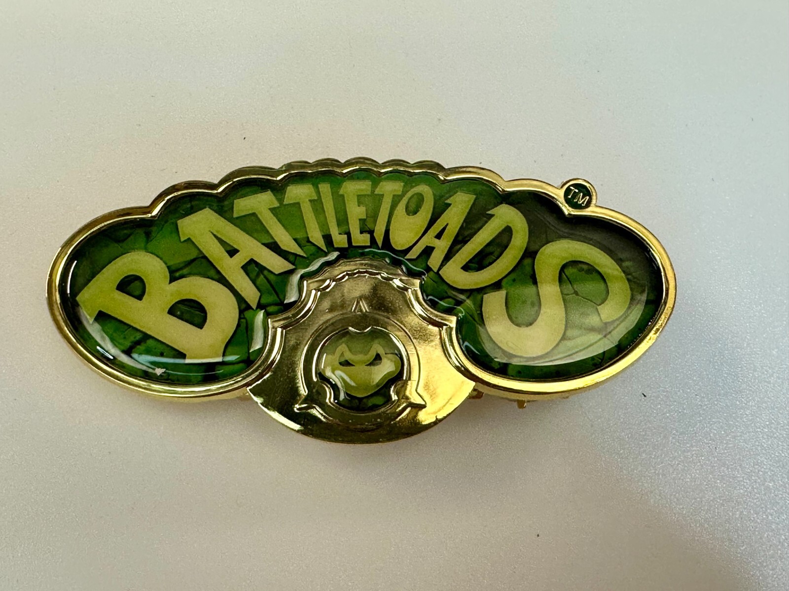 NOB Battletoads June 2017 Loot Crate Gaming Exclusive Nes Gold Tone Belt Buckle