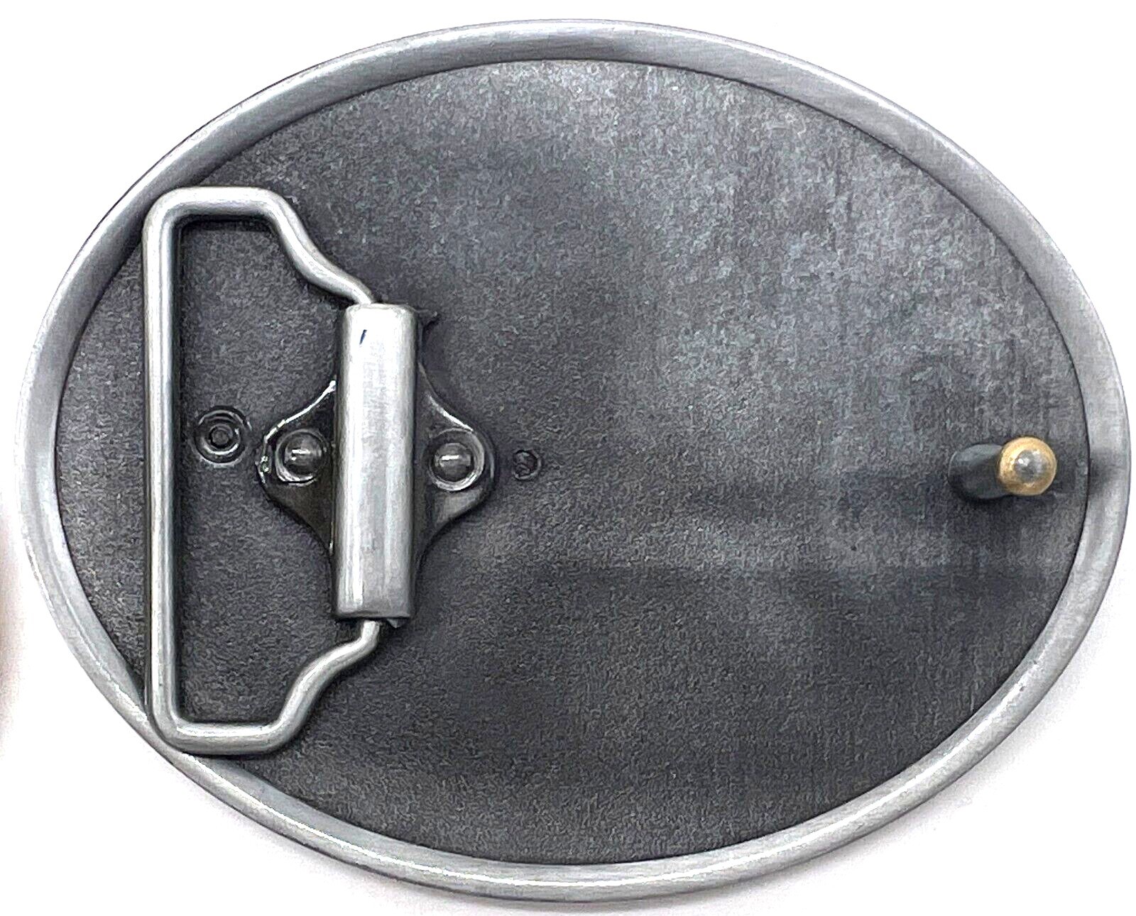 Mud Flap Trucker Girl Black Enameled Belt Buckle New
