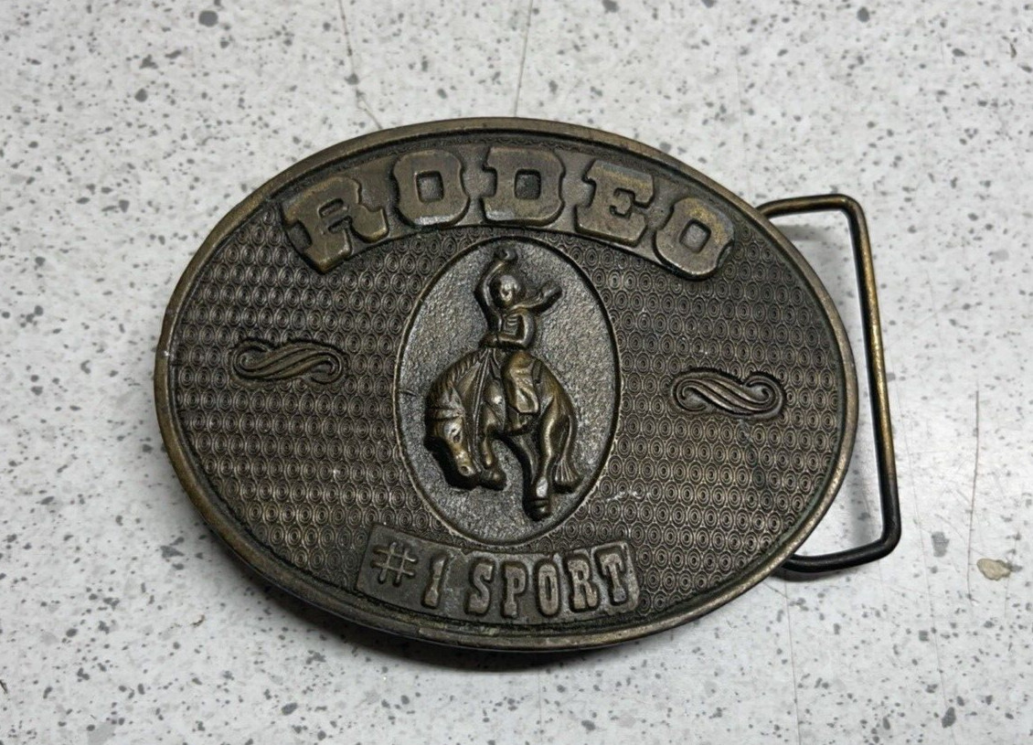 1976 Winchester Koleaco Vintage RODEO #1 SPORT Belt Buckle