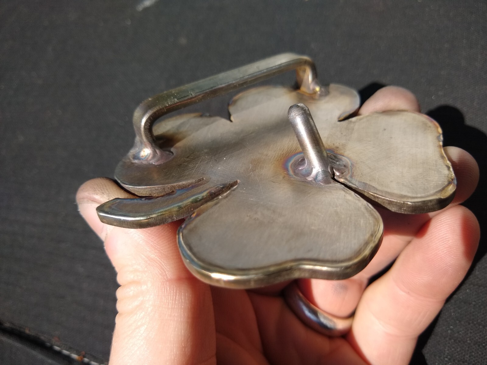 Lucky Shamrock 777 Belt buckle Bottle opener – Handmade- RT ARTISAN WORKS