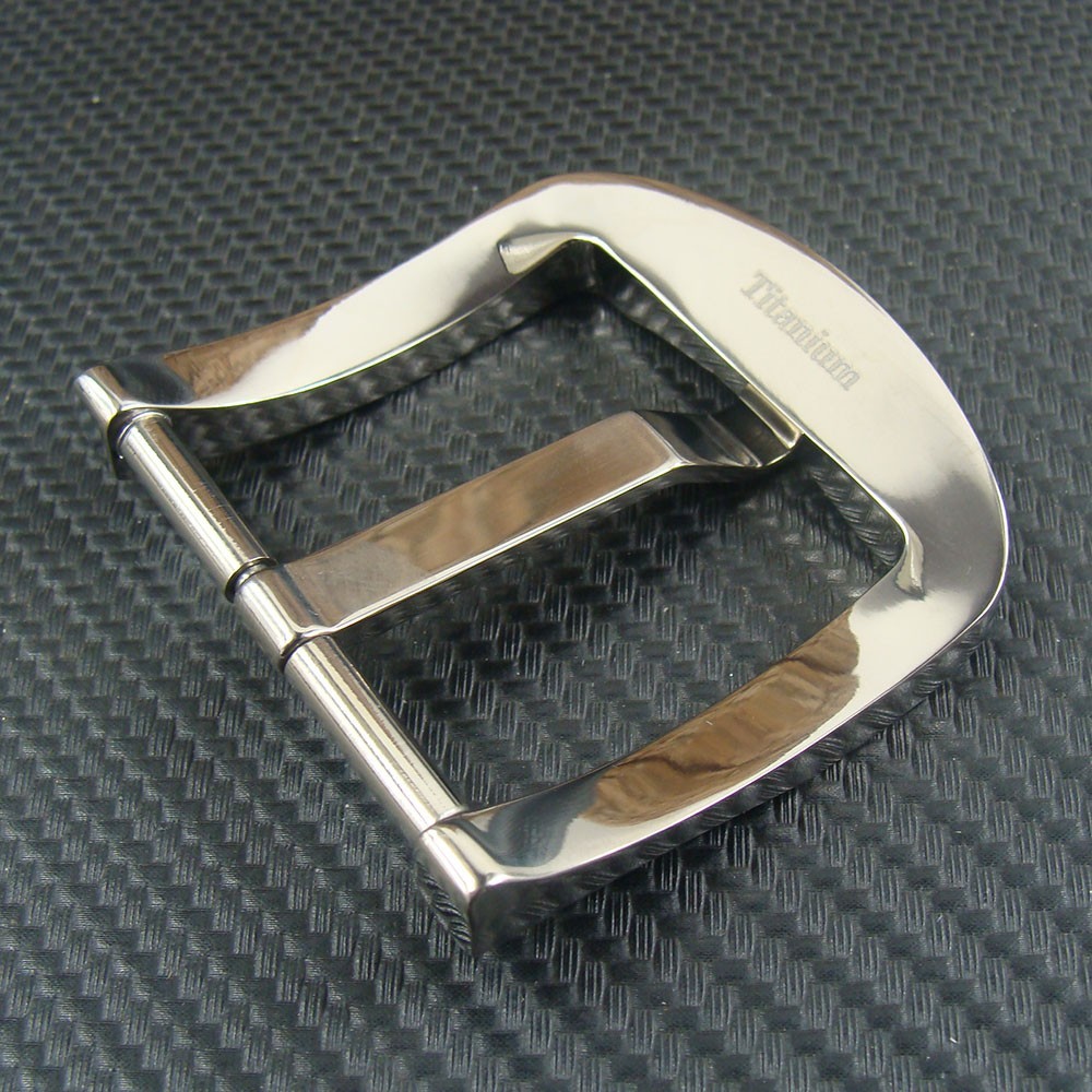 Titanium Pin Single Tongue Buckle Anti allergy Belt Buckle for 1.5&Prime; Belt Z235