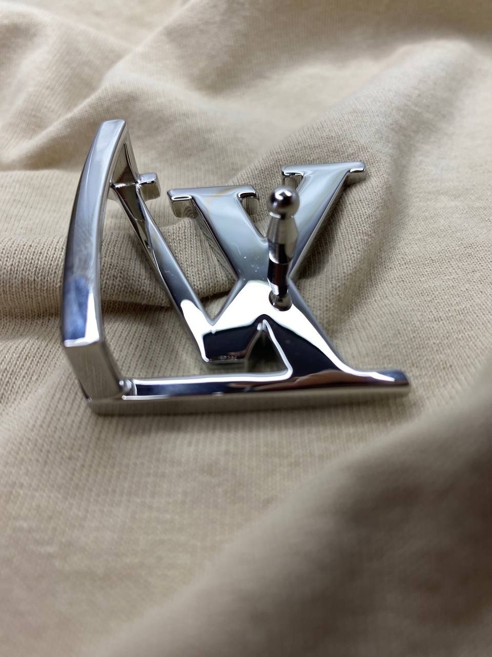 Louis Vuitton LV Initiales 40mm 1.5` Belt Buckle Silver Tone Replacement Buckle