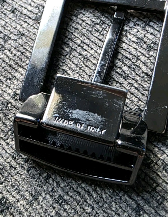 Versace Collection Italy Belt Buckle Gunmetal/Gold Metal