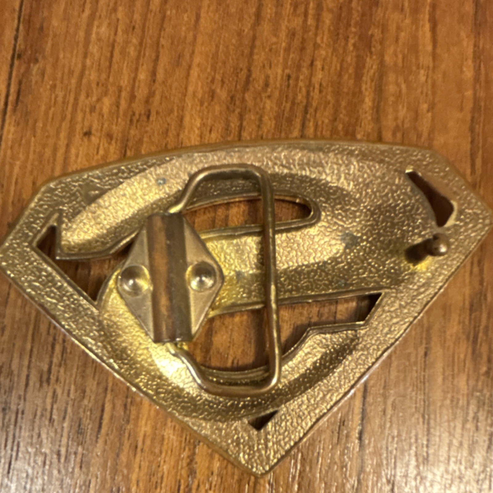DC Comics Superman Gold Rhinestone Men&rsquo;s Metal Belt Buckle Interchangeable