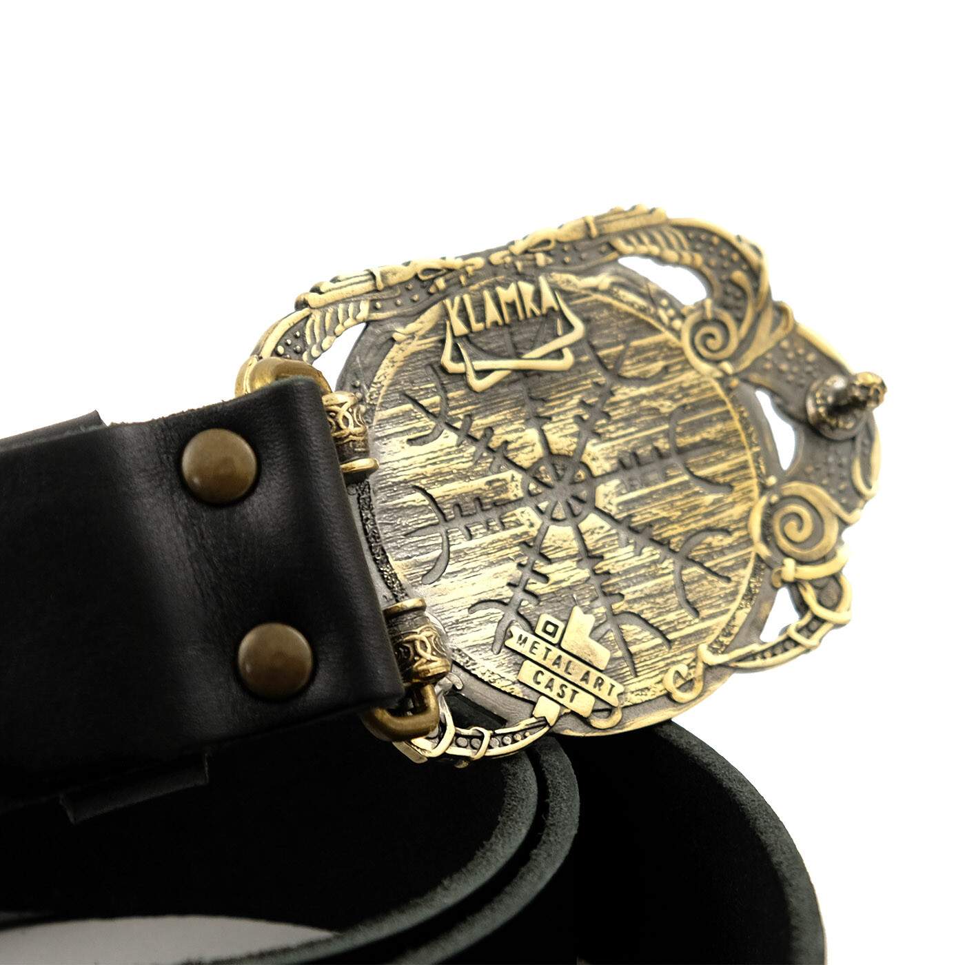 Helm of Awe belt buckle, Viking Helm of Terror Old Norse Scandinavian Pagan