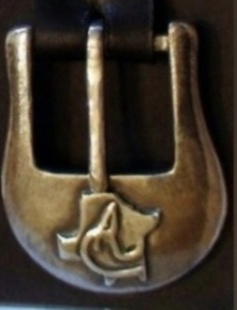 Rare Sterling Silver Ducks Unlimited Jeep Collins Silversmith Hunt Belt Buckle