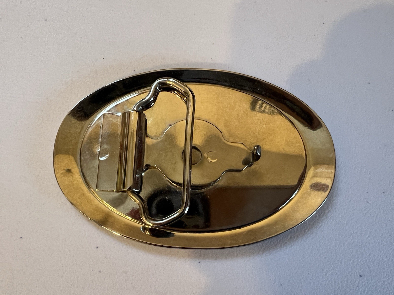 Ci44 Vintage School Bus Belt Buckle Chrome Western Driver