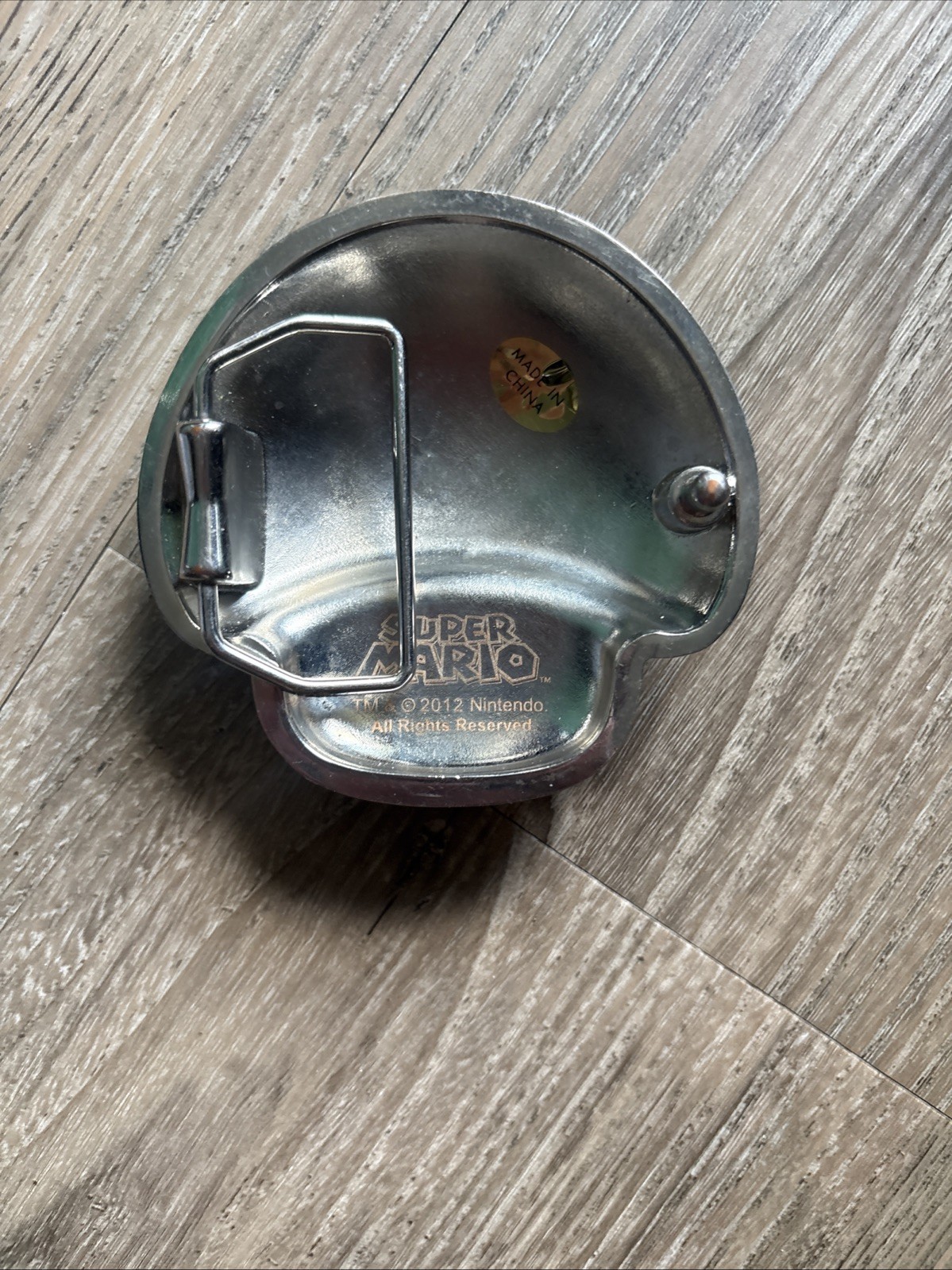Nintendo Super Mario Bros 1-Up Mushroom Metal Belt Buckle 2012