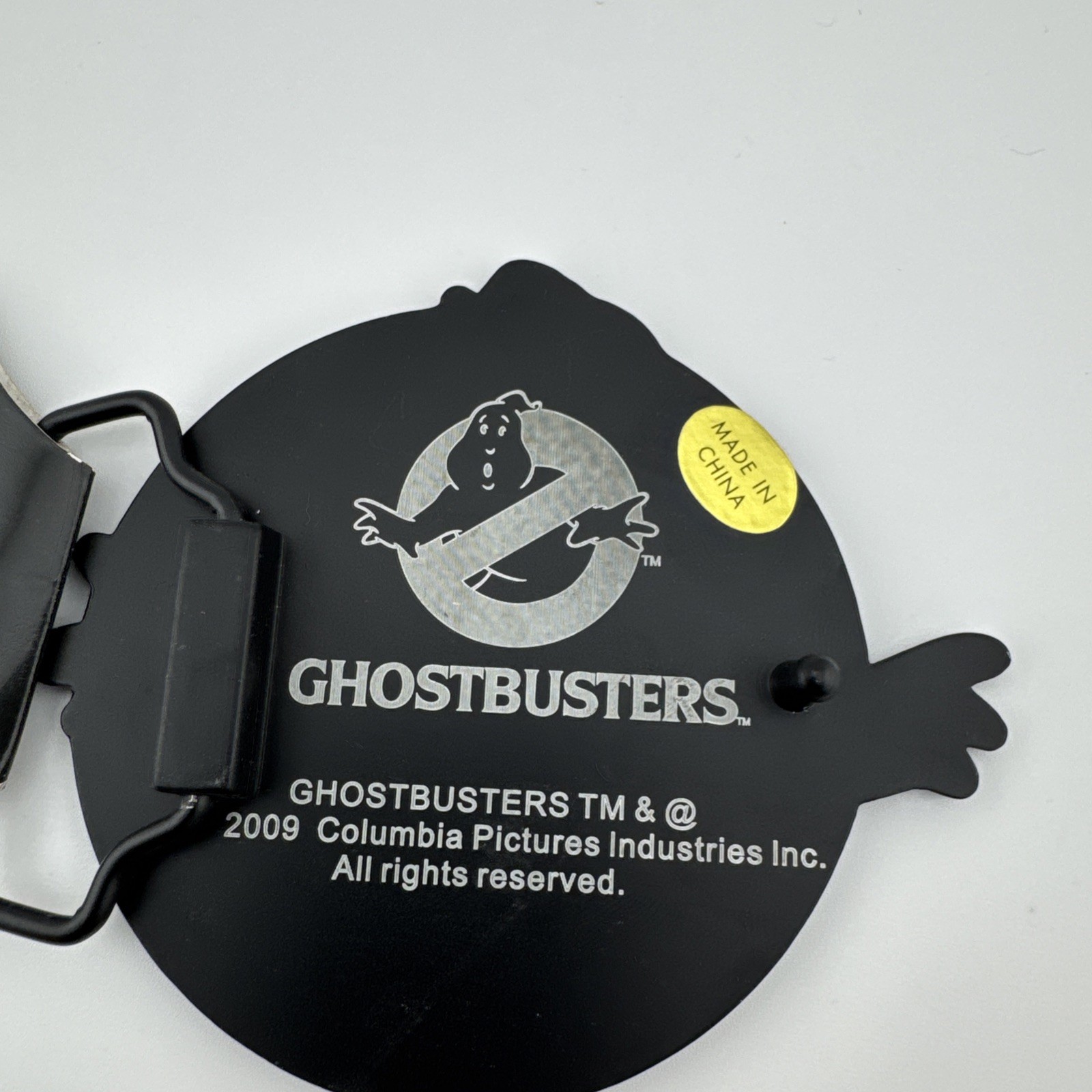 Ghostbusters Logo 25th Anniversary Glow In The Dark Belt Buckle 2009 NewWith Tag