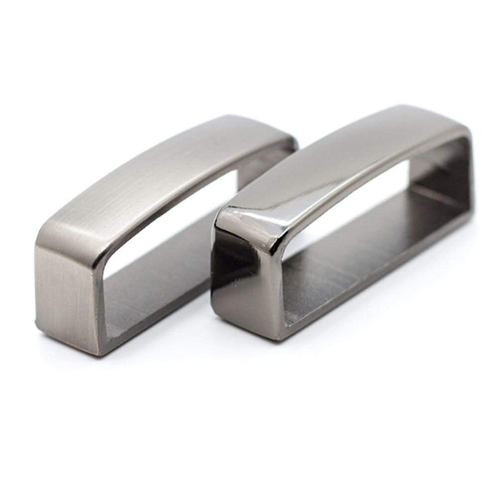 5X 40mm Solid Brass Belt Loop Belt Buckle Keeper Loop Ring Metal Accessories US