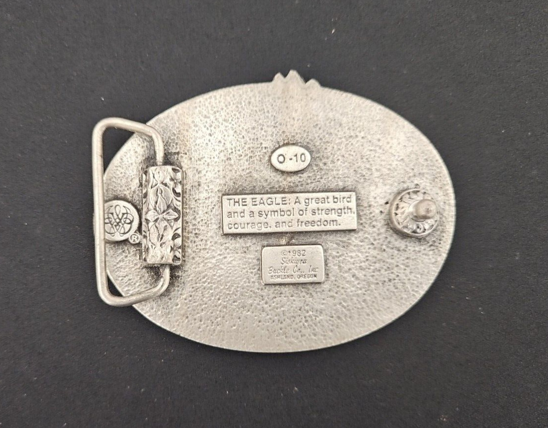 Siskiyou Buckle Company – Eagle Landing, Mountains, Sunset – No. 0-10 (1982)