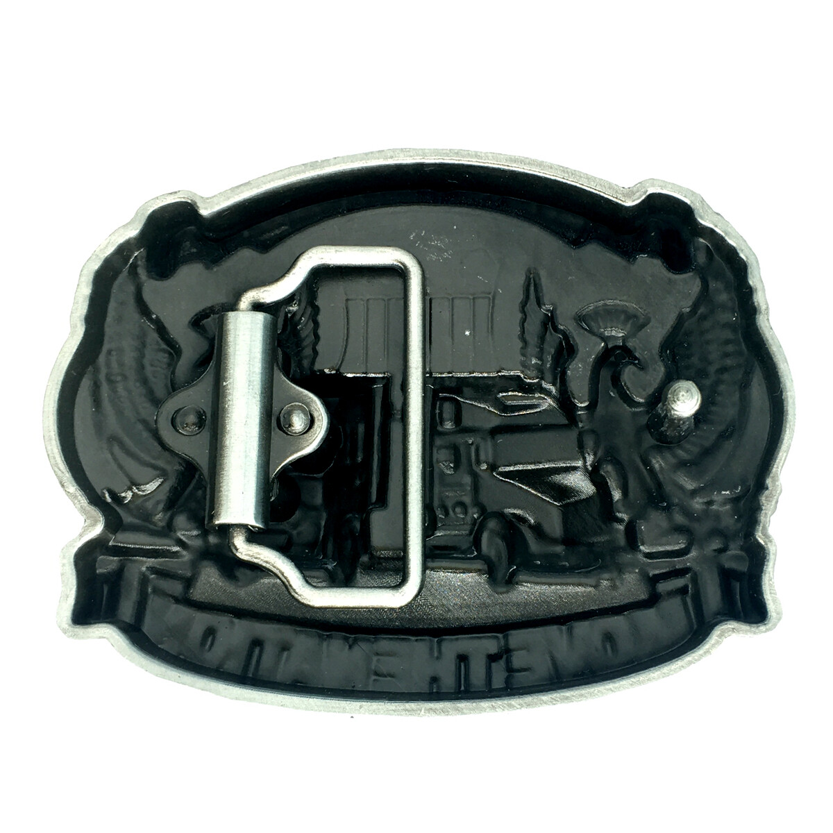 American Trucker Belt Buckle Western Cowboy Truck Motorcyclist (TRK-03)