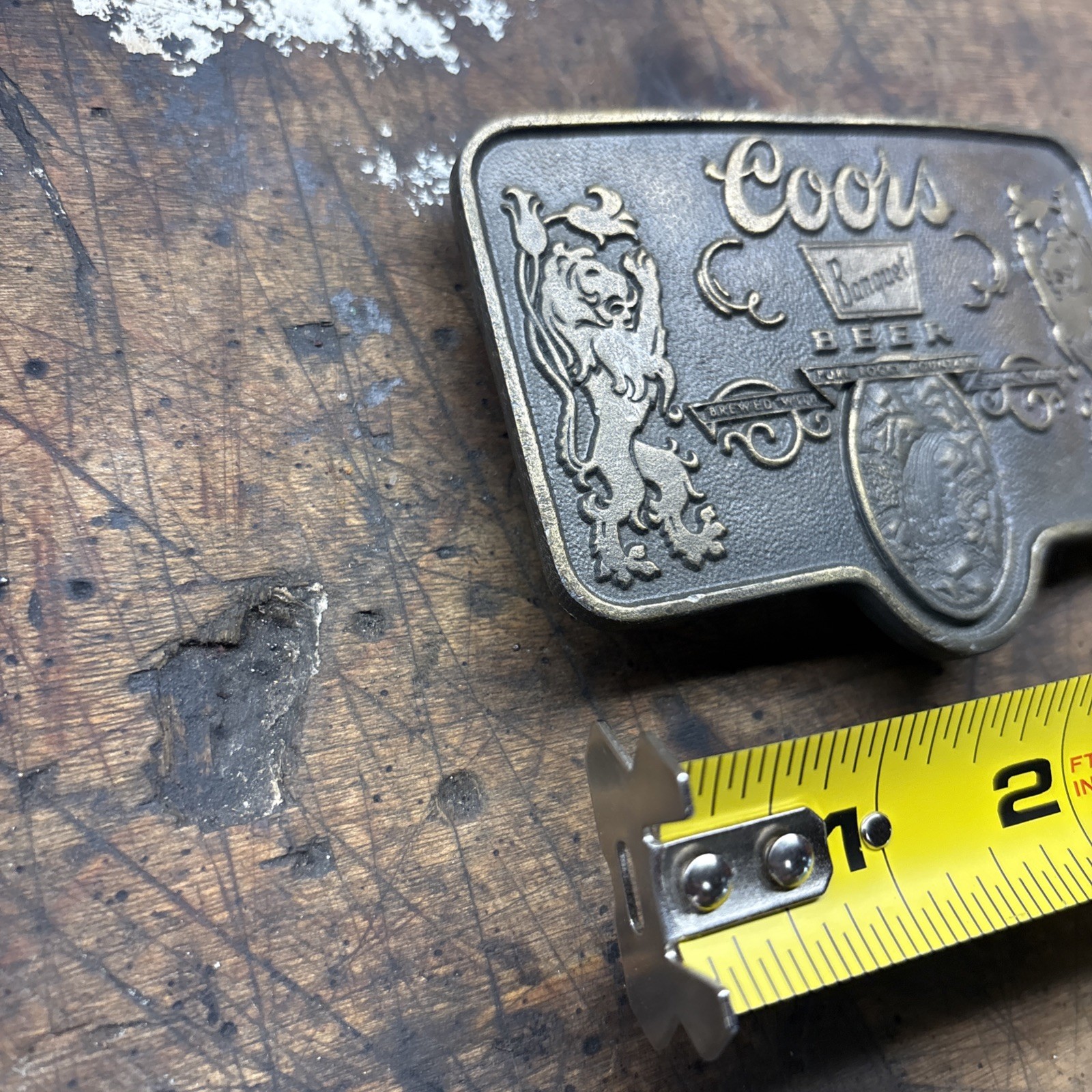 Vintage Coors Banquet Beer Adolph Coors Company Colorado Country Belt Buckle