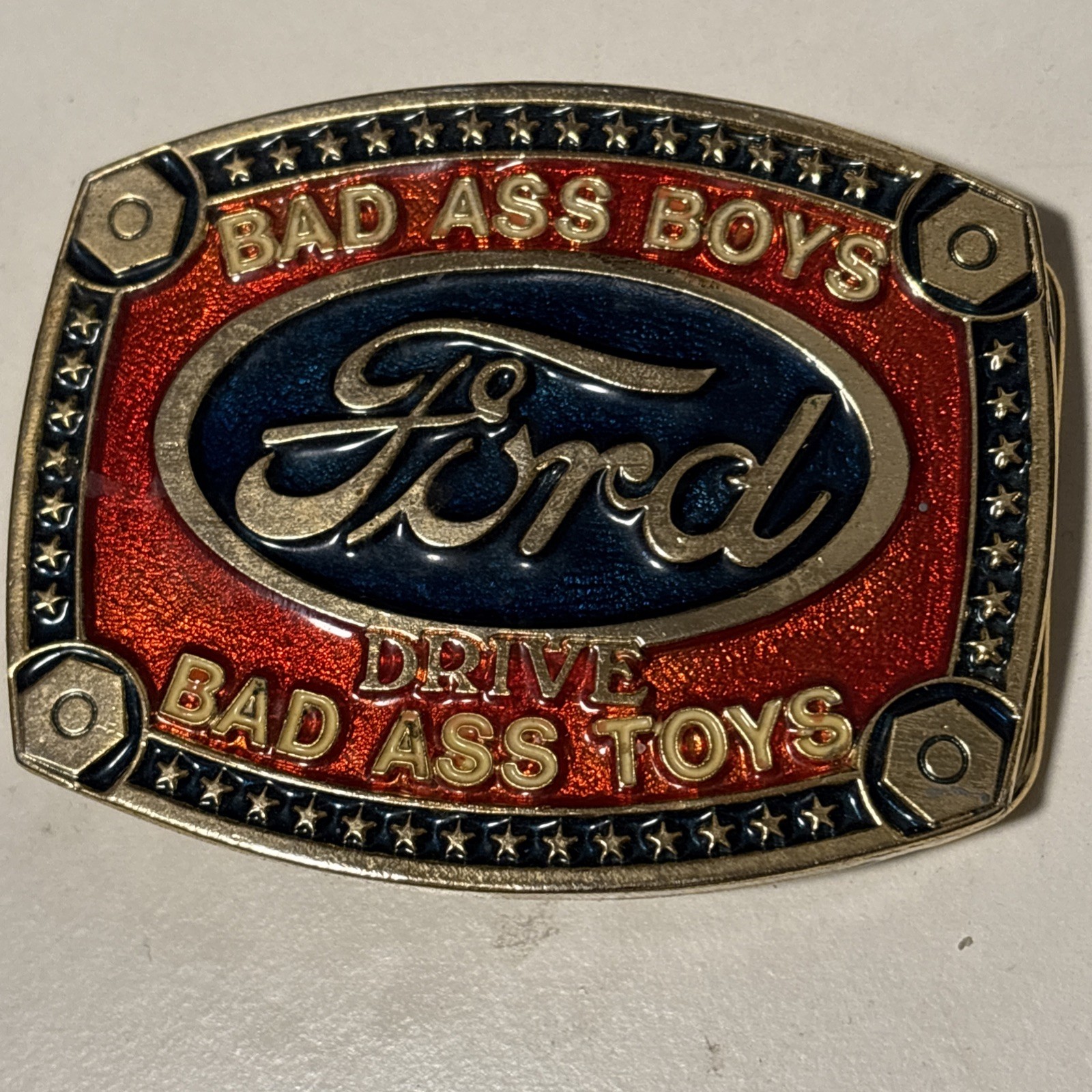 Vintage Ford trucks bad boys belt buckle for Automotive Fans Truckers Gift