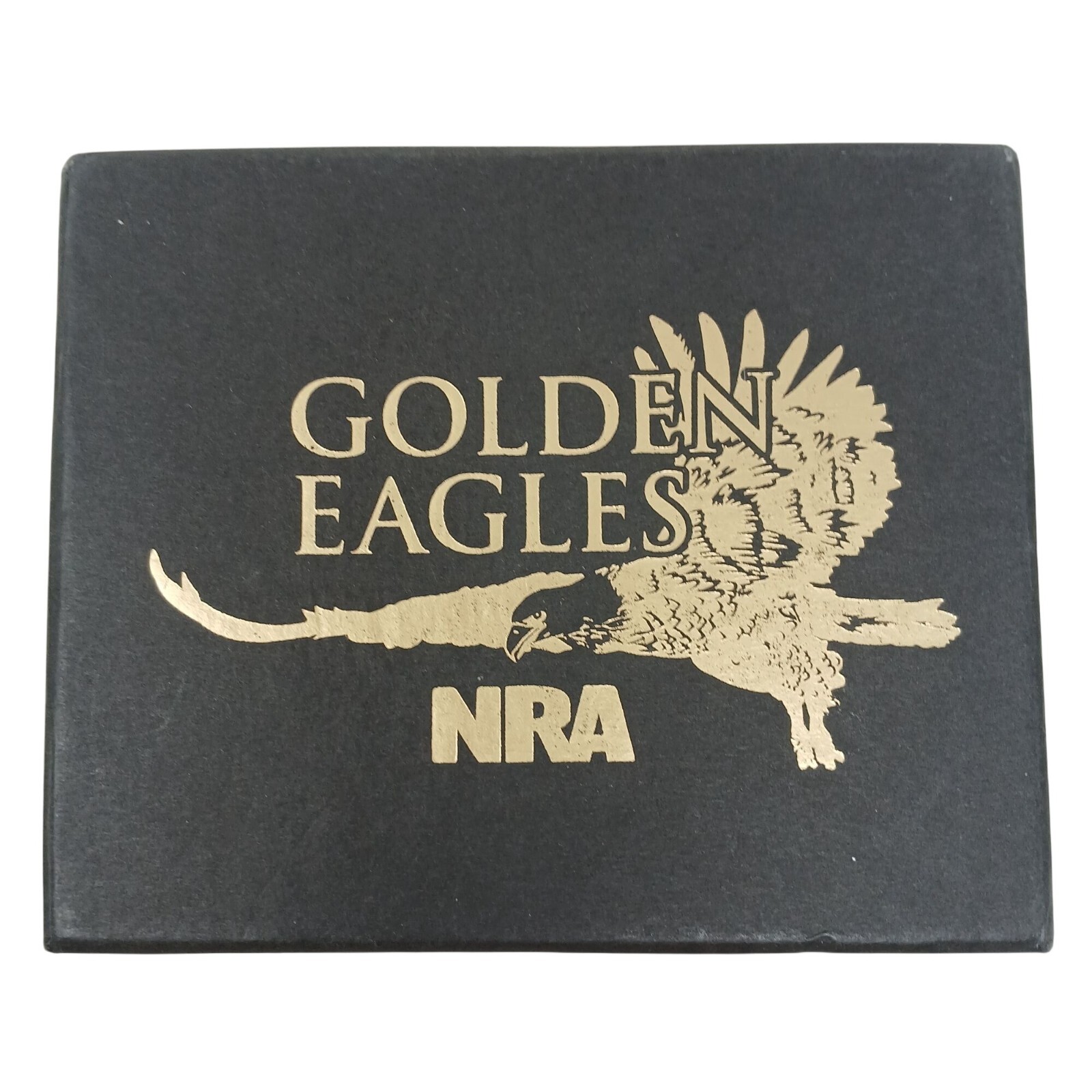 NRA Golden Eagles 2013 Commemorative LTD Belt Buckle Brass W/Box #D-5