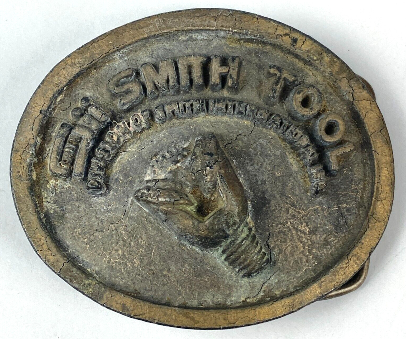 Sii Smith International Tool Belt Buckle Oilfield Drill Bit Oil Gas Energy VTG