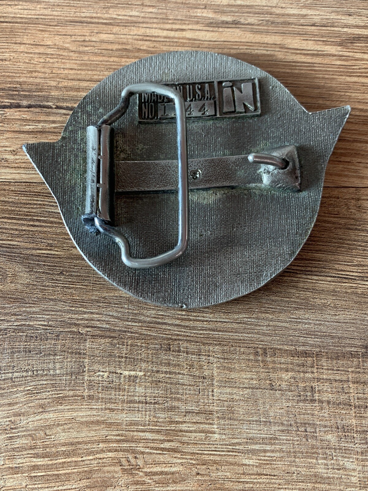 Vintage Chevrolet Corvette 25th Anniversary Metal Belt Buckle