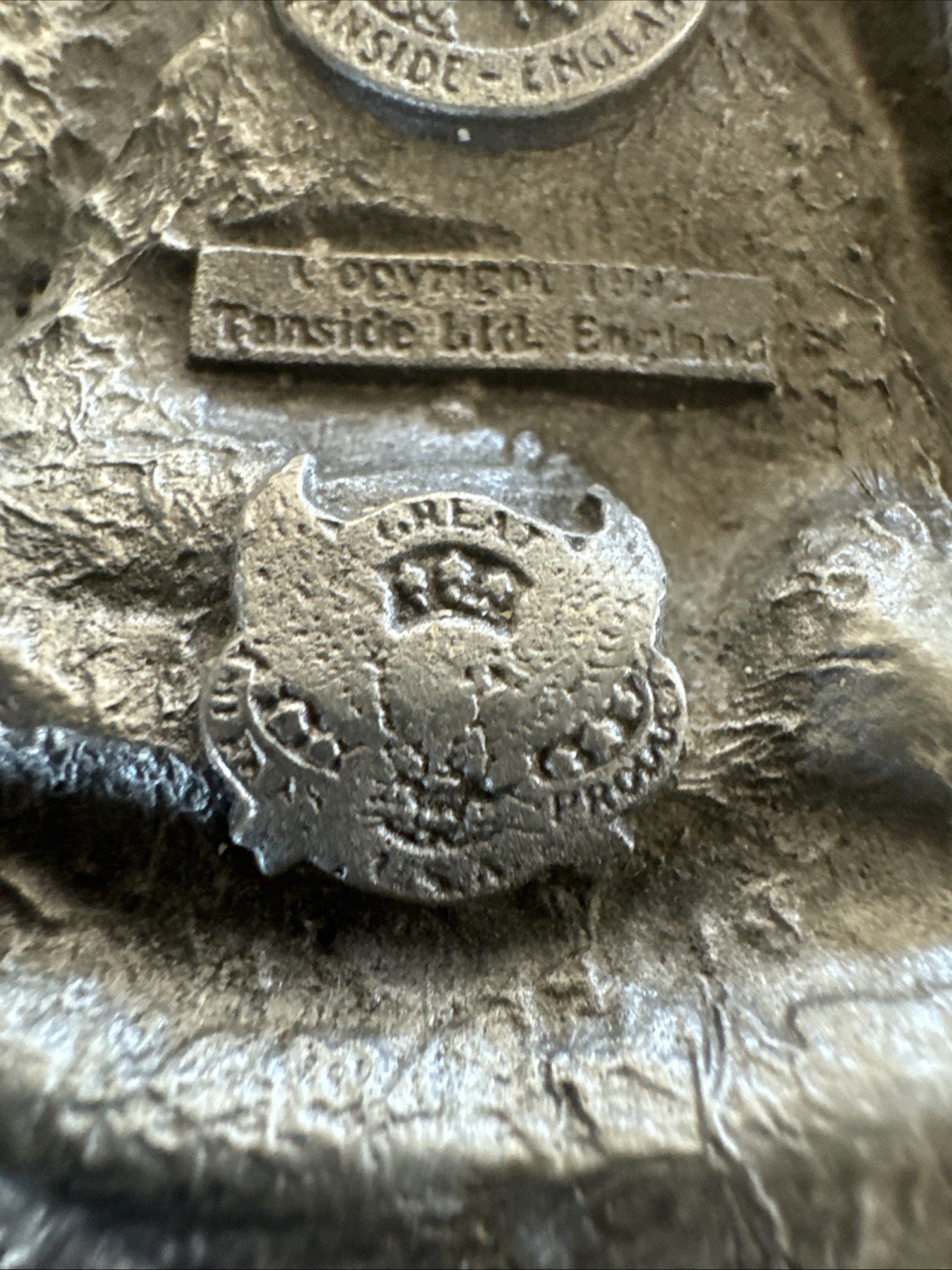 1992 TRUCKERS ONLY DRAGON-TANSIDE ENGLAND-DD132 BELT BUCKLE