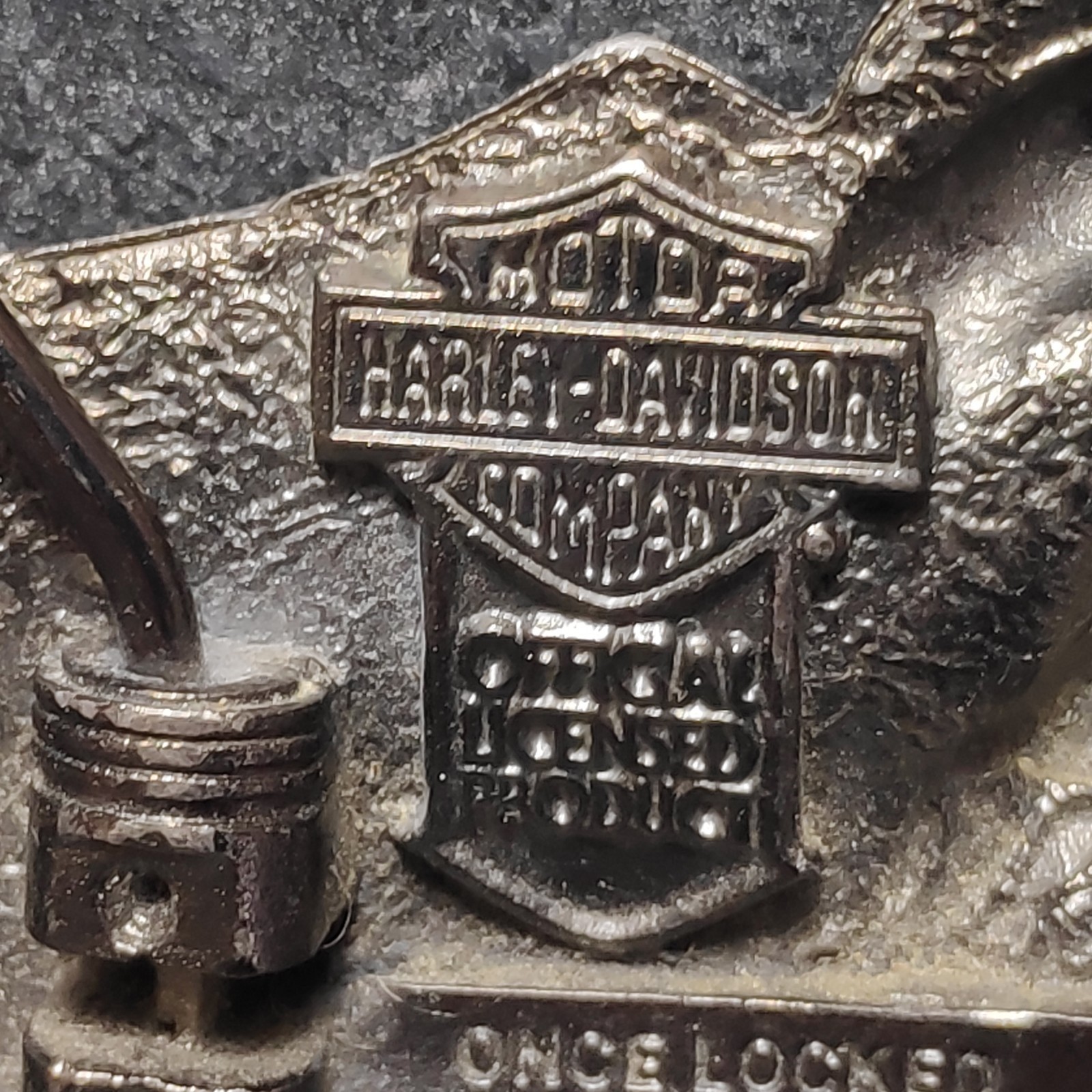 Harley Davidson Belt Buckle Eagle Claw Design • 1991 • USA • RARE