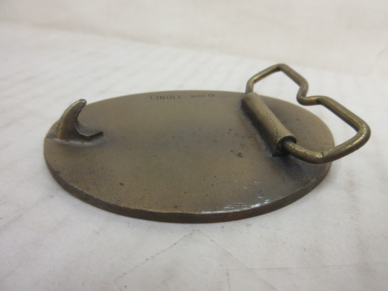 1978 Lionel Trains Locomotive Brass Plated Belt Buckle Men&rsquo;s Fashion Accessory