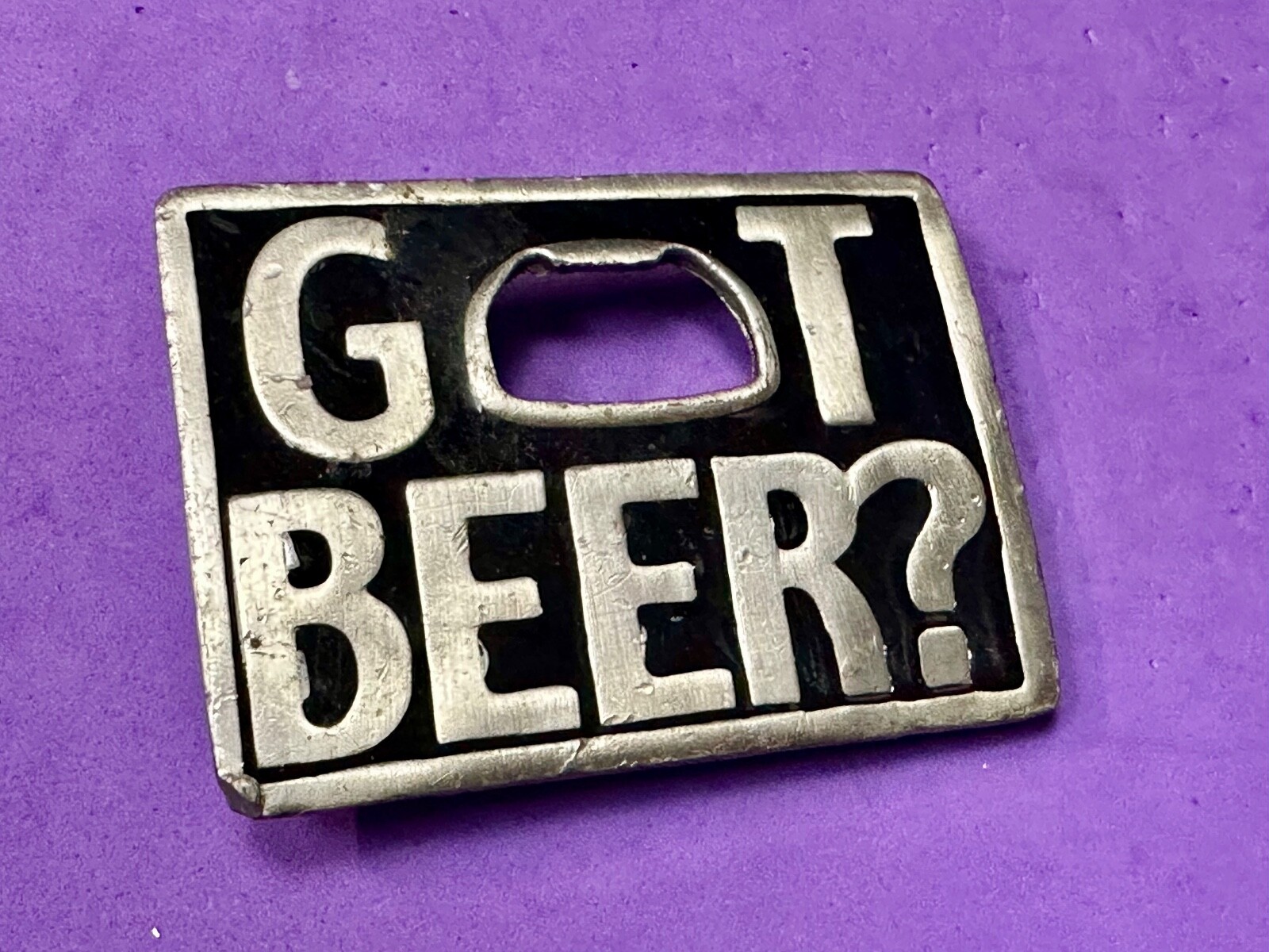 Got Beer? Bottle Opener Pick Up Line Novelty Belt Buckle Make Yourself Useful!!!