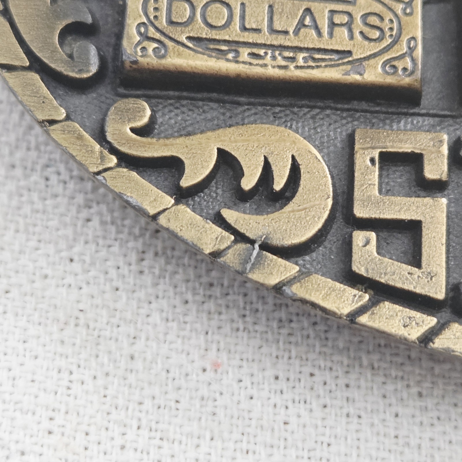 Belt Buckle – Pacific Brass and Buckle Indiana Metal Craft 1983 Las Vegas Slots