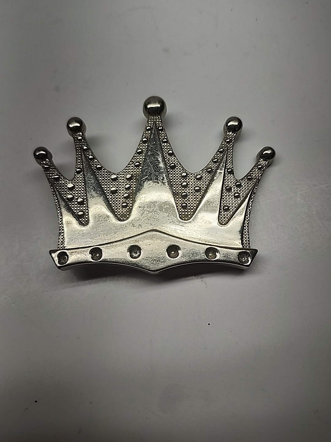 LARGE CROWN DESIGN BELT BUCKLE – WITH CRYSTALS