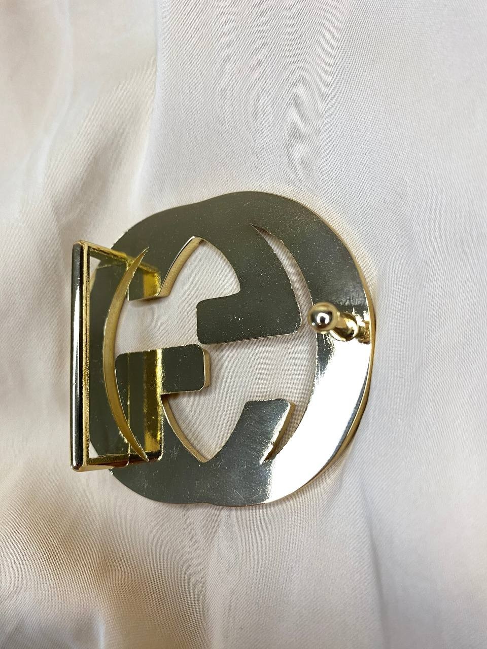 Double G 1.5` Belt Buckle Gold GG Logo 40 mm Replacement Buckle Designer Style