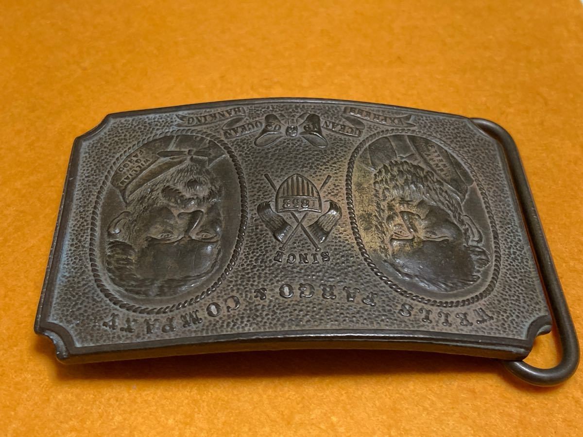 Tiffany & Co London Vintage Belt Buckle Wells Fargo & Co Wells & Fargo Founders