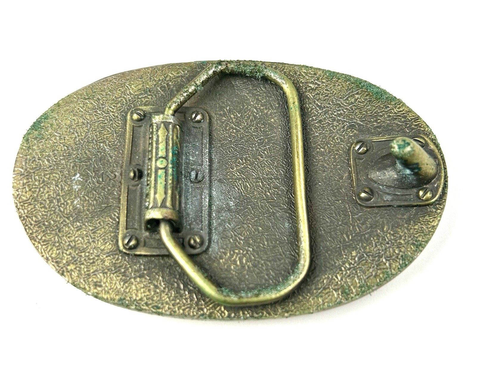 BASS 25th Anniversary Brass Colored Belt Buckle Vintage 1967-1992 Collectible
