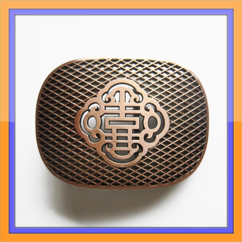 IRISH CELTIC KNOTS BRONZE COLOR ANTIQUE MEDIAVAL BELT BUCKLE