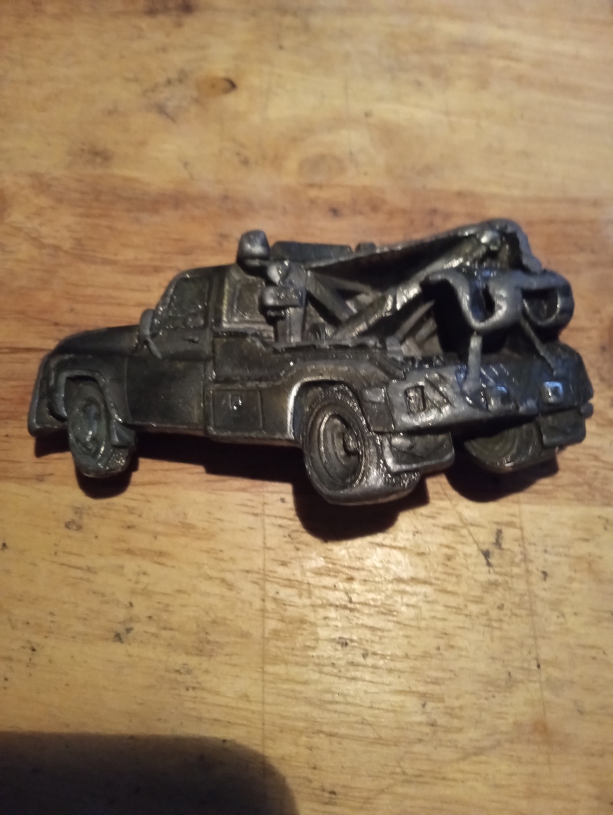 Towtruck Belt Buckle 1980 235, the great American Belt Buckle Company Vintage