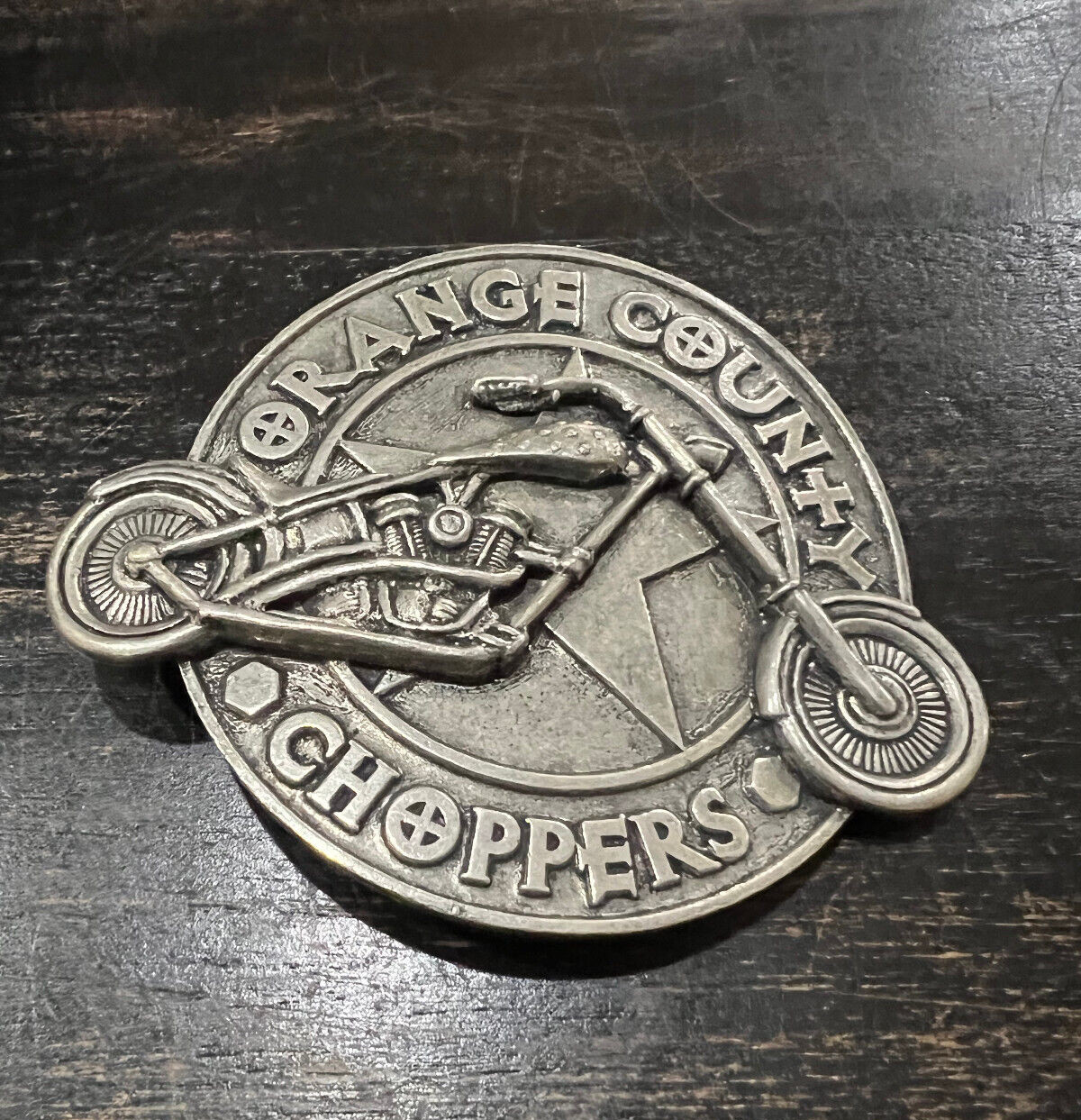 Orange County Choppers Belt Buckle – Vintage looking- Officially Lic- New