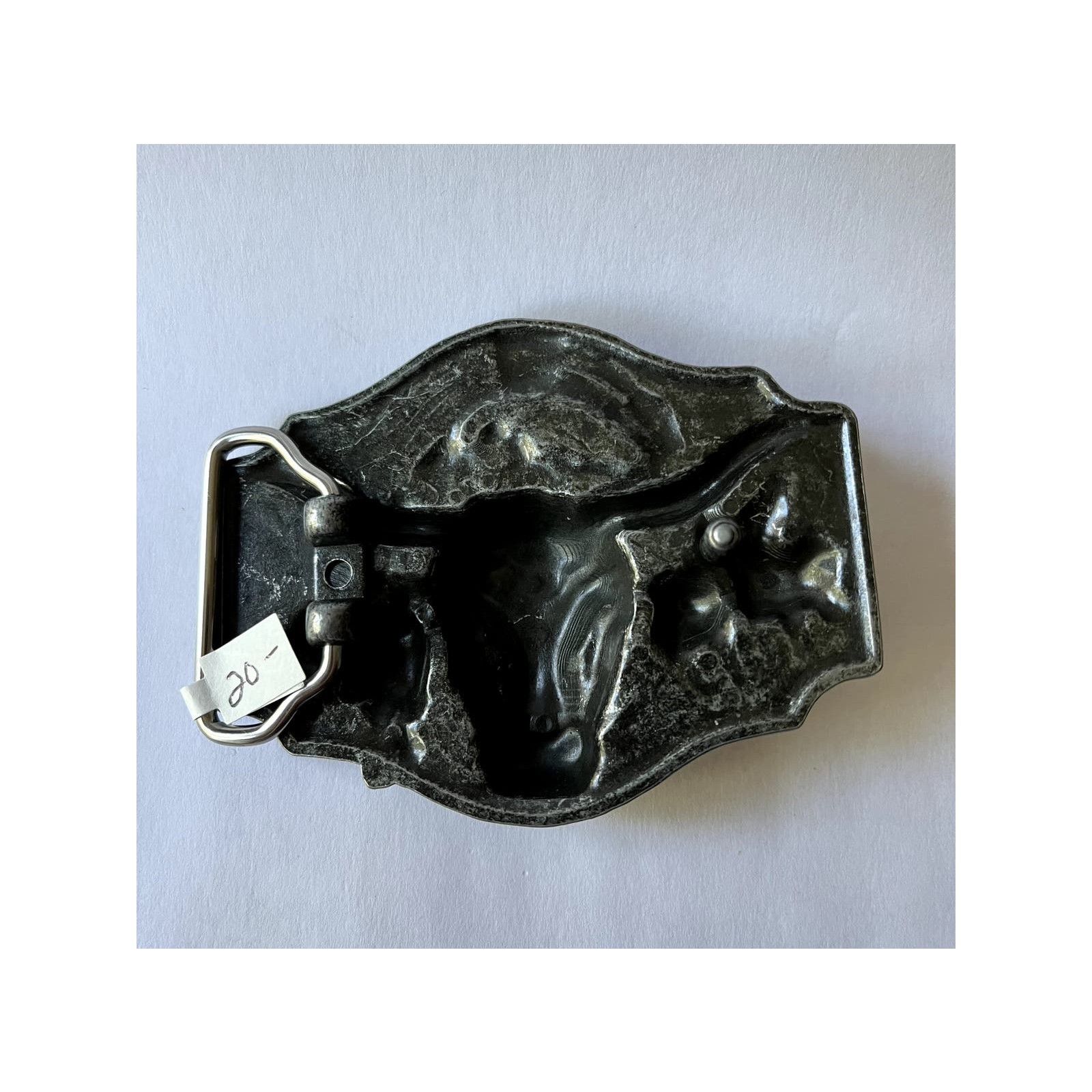 Longhorn Cattle Roundup Western Country Belt Buckle