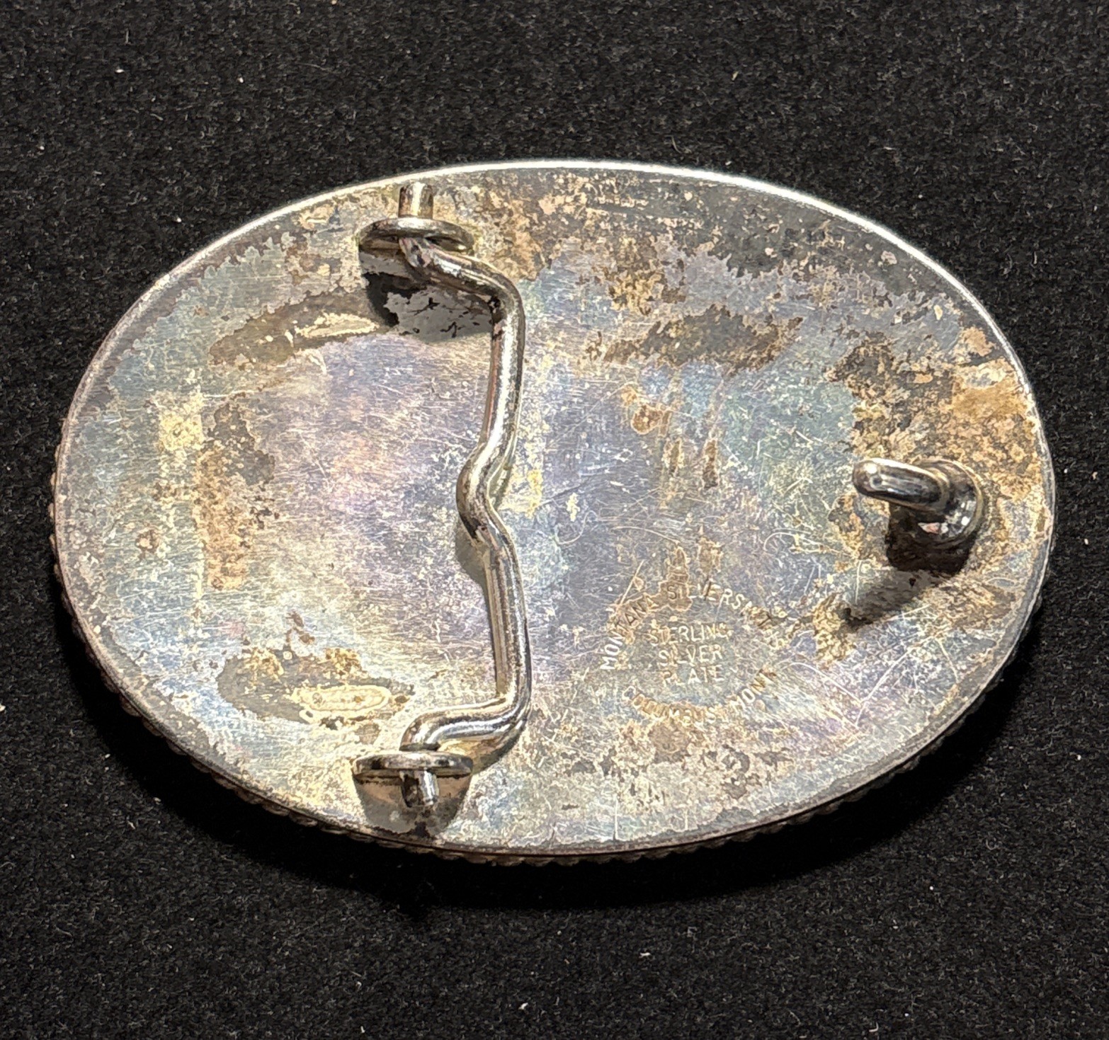 Montana Silversmiths Coin Belt Buckle 1942 Walking Liberty Half Dollar -Item#283