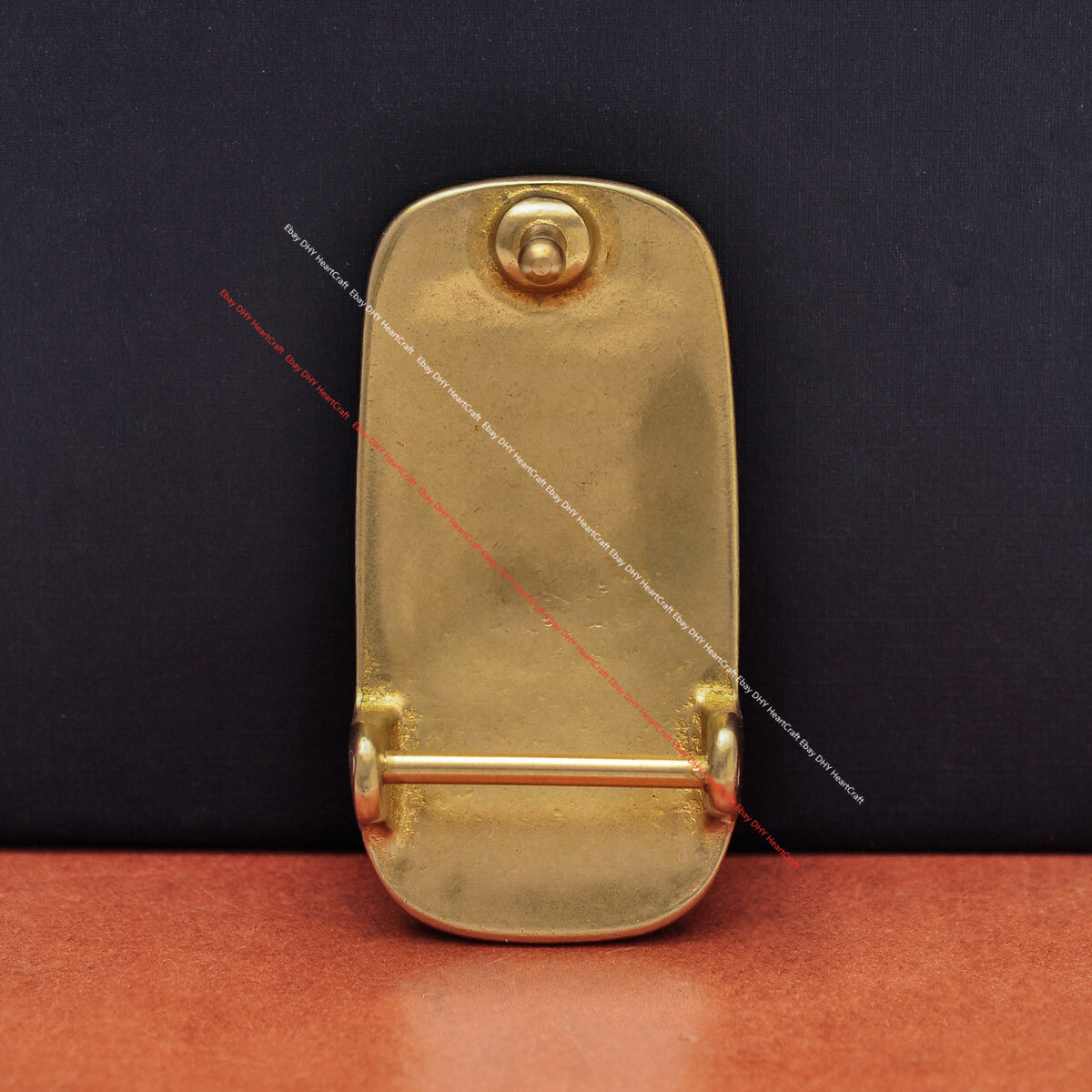 30mm HEAVY DUTY WESTERN SOLID BRASS SMOOTH PLAIN BELT BUCKLE LEATHERCRAFT BUCKLE