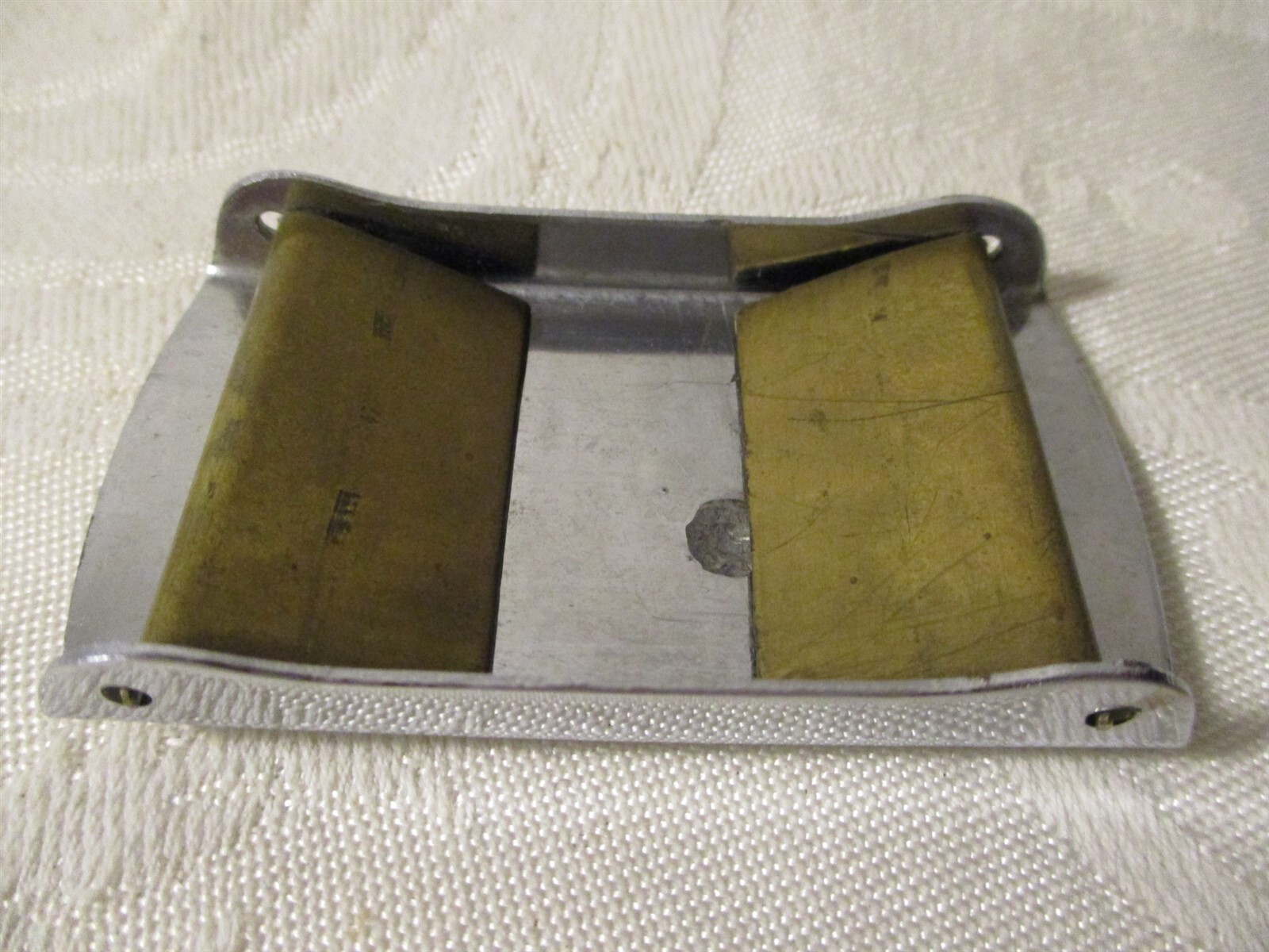 USS. COMPTON DD-705 METAL & BRASS NAVAL BELT BUCKLE