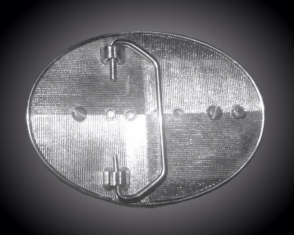 Unique &lsquo;Horse Portrait&rsquo; On Silver Scrolled Belt Buckle NEW