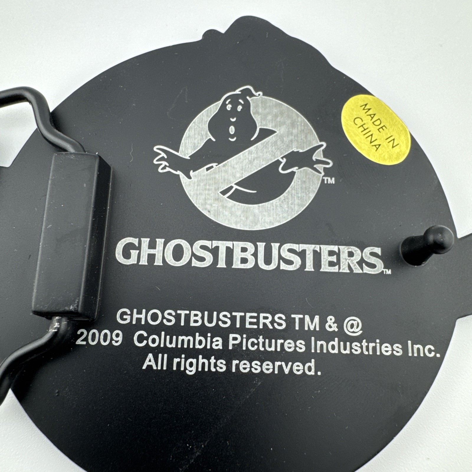 Ghostbusters Logo 25th Anniversary Glow In The Dark Belt Buckle 2009 NewWith Tag