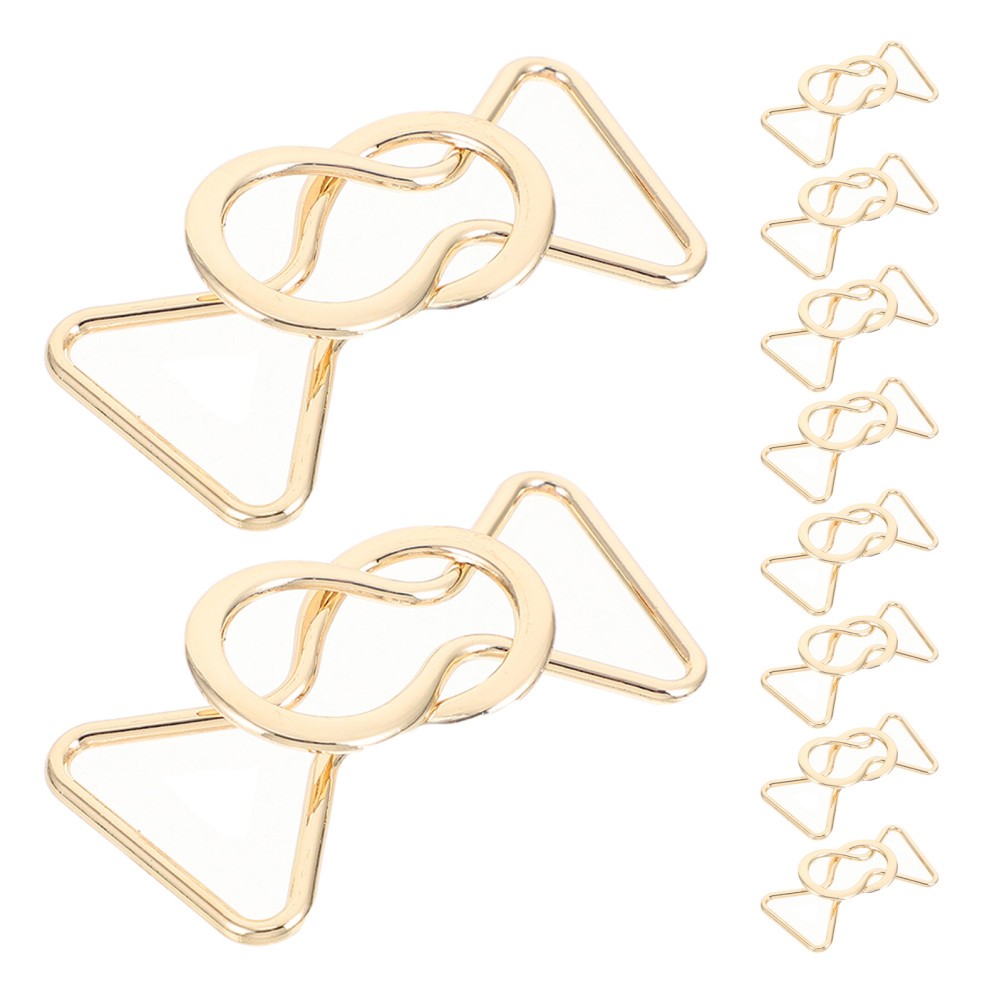 10 Pairs Coat Buckles for Belts Clothing Accessories and Hardware