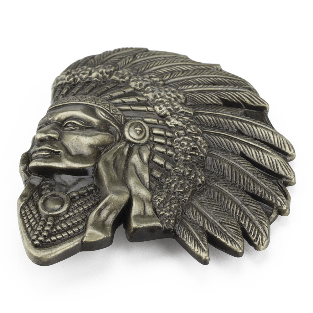 Skull belt buckle Western cowboy motorcycle riding belt buckle