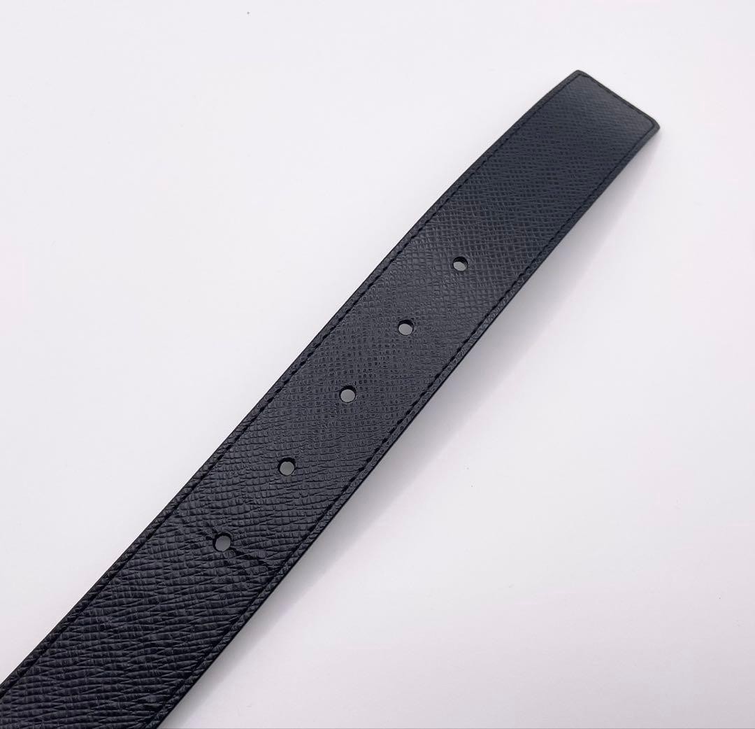 Louis Vuitton Pre-Owned Taiga Belt M6897 Suntulle Initial
