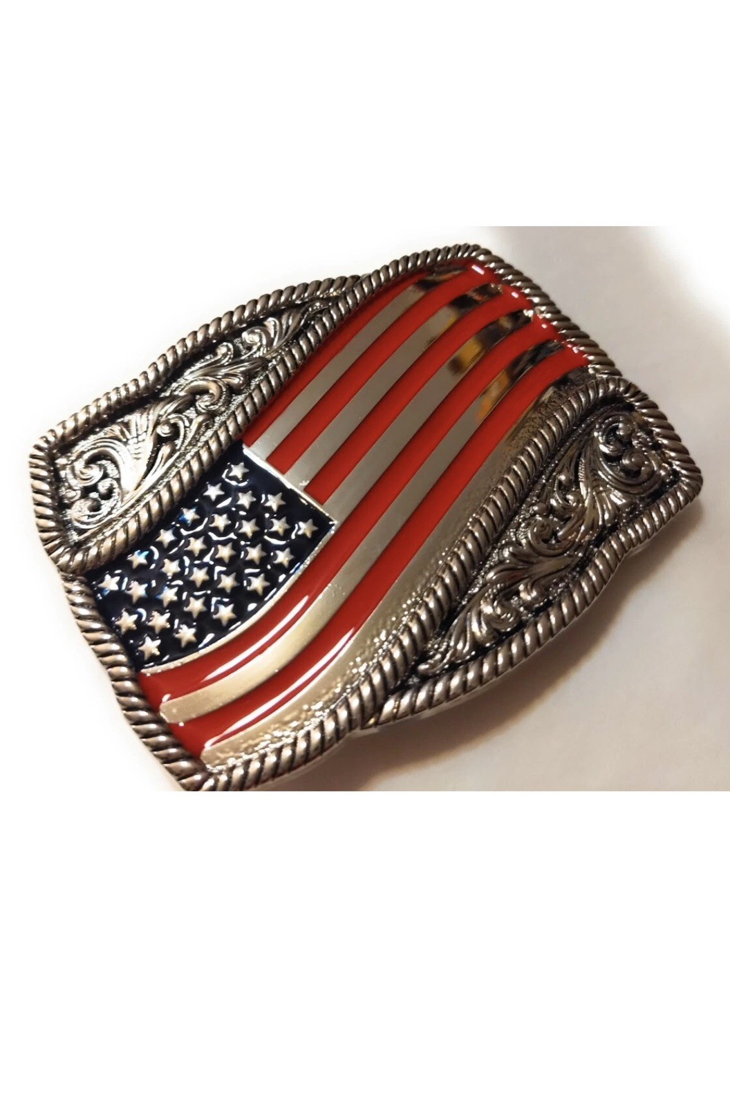 American Flag belt buckle military army navy marines AF US Seller patriot